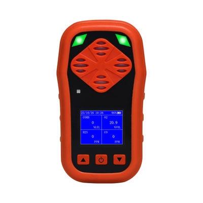 Yaoan Portatif Gaz Detektörü Çoklu Gaz Detektörü O2/CO/H2S/COMB LCD Ekranlı Gaz Sızıntı Ölçücüsü