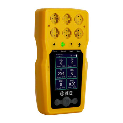 BTQ-YA-C100FT Taşınabilir El Gaz Detektörü Co O2 H2S LEL Çoklu Gaz Analizörü