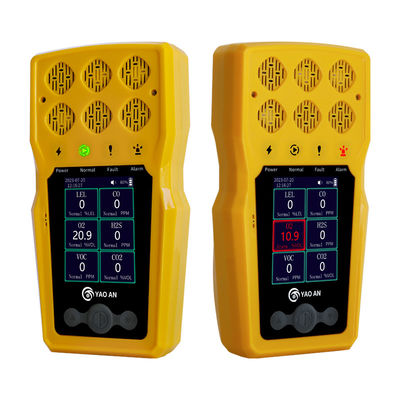 6 Yaoan tarafından oksijen O2 Karbon Monoksit CO Hidrojen Sülfür H2S ve yakıtlar için gaz monitörü LEL Gaz Detektörü