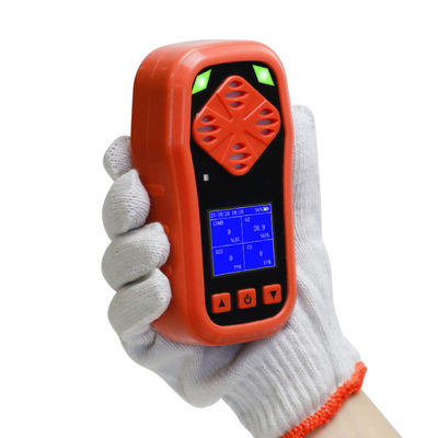 IP65 Kişisel Gaz Detektörü Endüstriyel Süreçler İçin Taşınabilir Çoklu Gaz Monitörleri 4-In-1