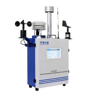 HT-MS100 Çevrimiçi AQMS Hava Kalitesi İzleme Sistemi Çevre Parametreleri Ölçümü Pm2.5 PM10 İzleme Sistemi